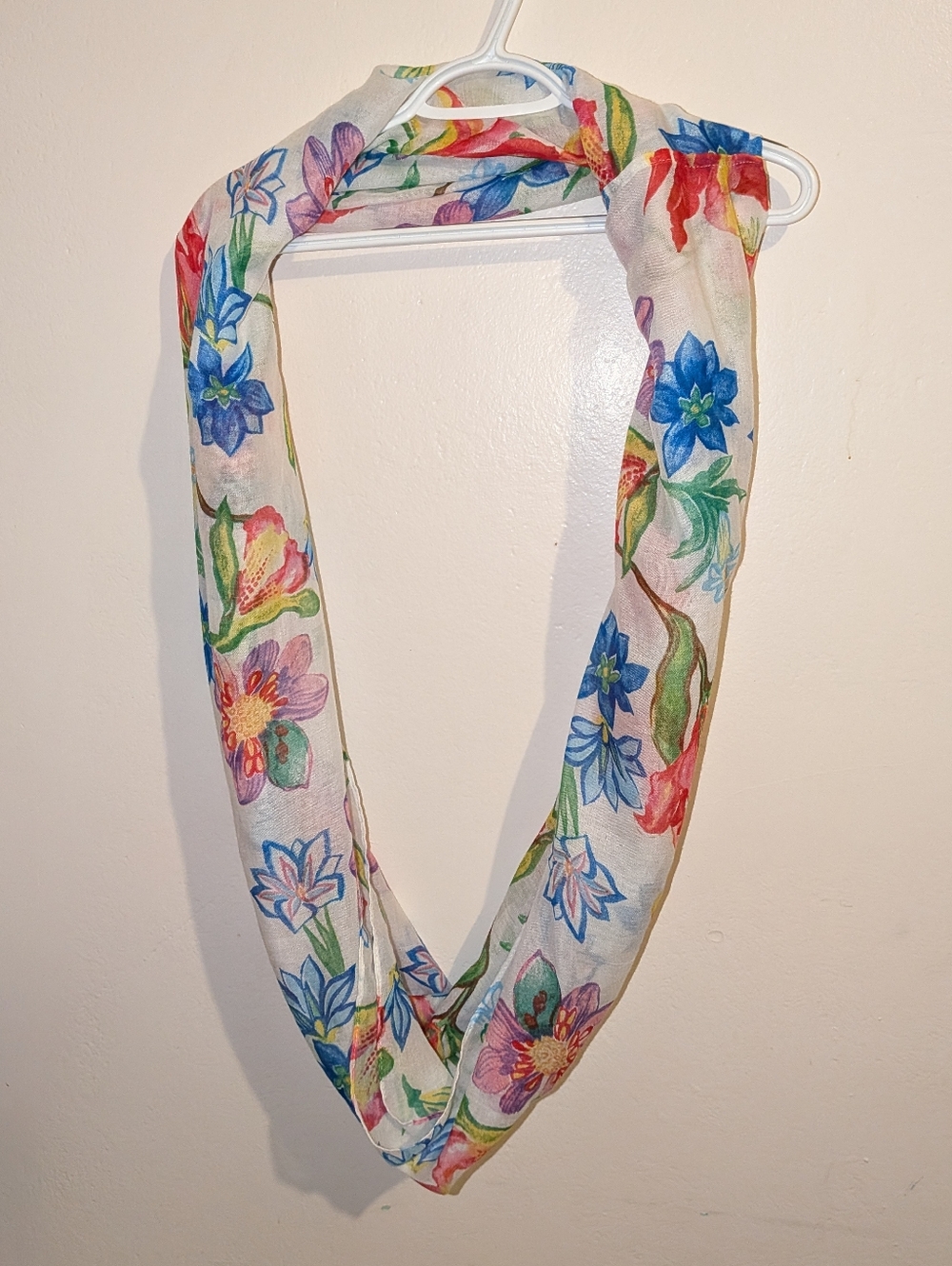Floral Infinity Scarf in Multicolor